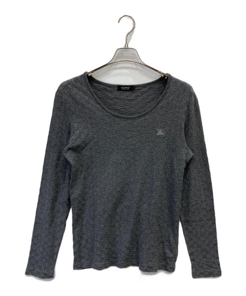BURBERRY BLACK LABEL（バーバリーブラックレーベル）BURBERRY BLACK LABEL (バーバリーブラックレーベル) カットソー グレー サイズ:Ⅿの古着・服飾アイテム