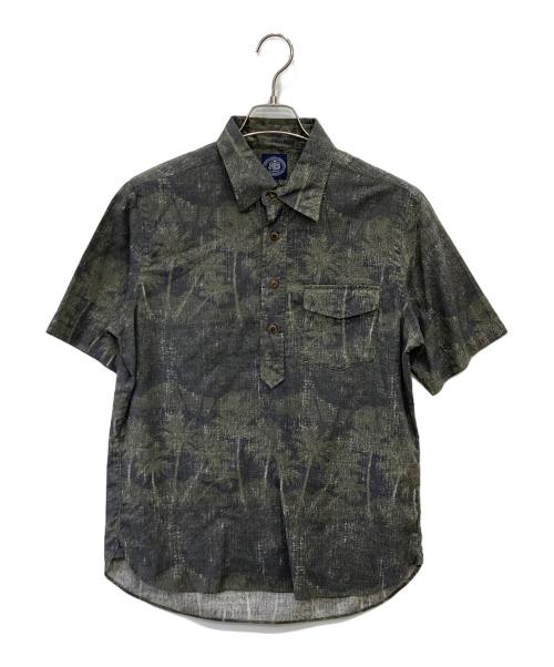 J.PRESS（ジェイプレス）J.PRESS (ジェイプレス) reyn spooner (レイン スプナー) プルオーバーシャツ グリーン サイズ:Lの古着・服飾アイテム