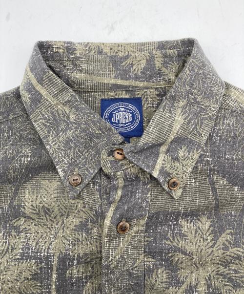 J.PRESS（ジェイプレス）J.PRESS (ジェイプレス) reyn spooner (レイン スプナー) プルオーバーシャツ グリーン サイズ:Lの古着・服飾アイテム