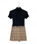 BURBERRYバーバリー）の古着「スウェットワンピース」｜ベージュ