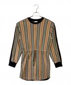 BURBERRY LONDONバーバリーロンドン）の古着「リブニット ドッキングワンピース」｜ベージュ