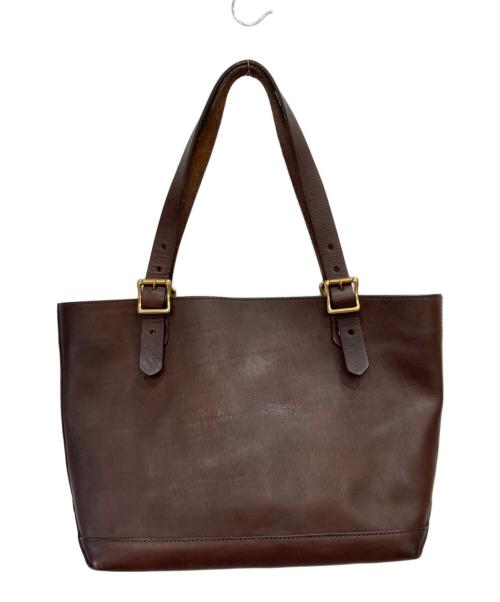 vasco（ヴァスコ）vasco (ヴァスコ) Leather Travel Tote Bag ブラウン サイズ:表示なしの古着・服飾アイテム