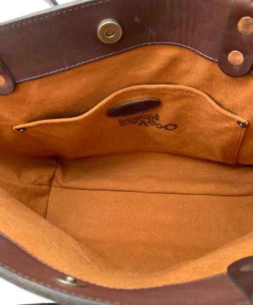 vasco（ヴァスコ）vasco (ヴァスコ) Leather Travel Tote Bag ブラウン サイズ:表示なしの古着・服飾アイテム