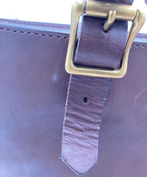 vasco（ヴァスコ）vasco (ヴァスコ) Leather Travel Tote Bag ブラウン サイズ:表示なしの古着・服飾アイテム