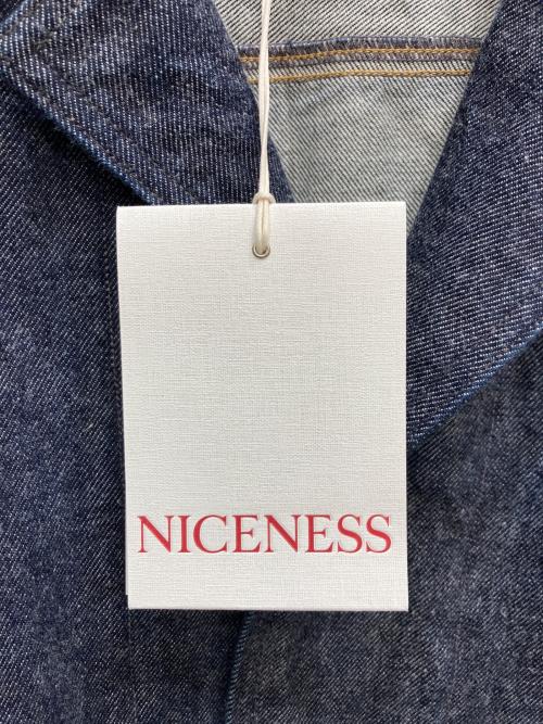 NICENESS（ナイスネス）NICENESS (ナイスネス) LEEROY ロウデニム カバーオール インディゴ サイズ:L 未使用品の古着・服飾アイテム