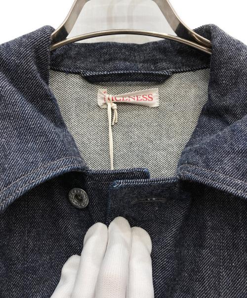 NICENESS（ナイスネス）NICENESS (ナイスネス) LEEROY ロウデニム カバーオール インディゴ サイズ:L 未使用品の古着・服飾アイテム