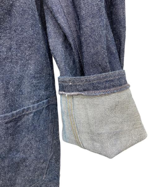 NICENESS（ナイスネス）NICENESS (ナイスネス) LEEROY ロウデニム カバーオール インディゴ サイズ:L 未使用品の古着・服飾アイテム