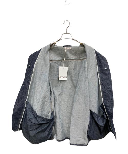 NICENESS（ナイスネス）NICENESS (ナイスネス) LEEROY ロウデニム カバーオール インディゴ サイズ:L 未使用品の古着・服飾アイテム