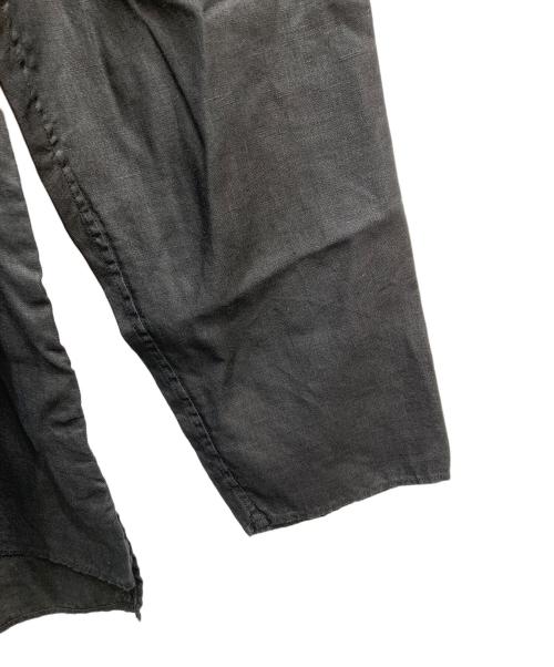 MITTAN（ミッタン）MITTAN (ミッタン) 麻長袖プルオーバー ブラック サイズ:3の古着・服飾アイテム