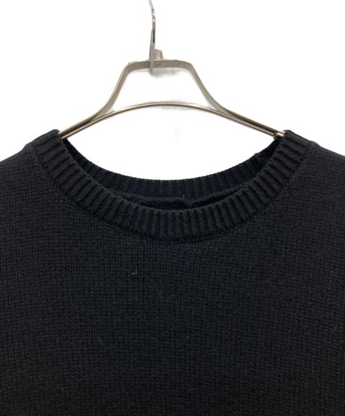 stein（シュタイン）stein (シュタイン) ウールニット ブラック サイズ:Ⅿの古着・服飾アイテム