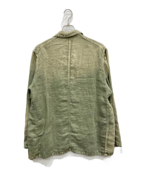 HERILL（ヘリル）HERILL (ヘリル) HBT Linen Workjacket グリーン サイズ:3 未使用品の古着・服飾アイテム