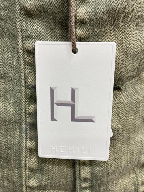 HERILL（ヘリル）HERILL (ヘリル) HBT Linen Workjacket グリーン サイズ:3 未使用品の古着・服飾アイテム