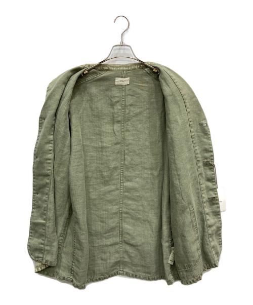 HERILL（ヘリル）HERILL (ヘリル) HBT Linen Workjacket グリーン サイズ:3 未使用品の古着・服飾アイテム