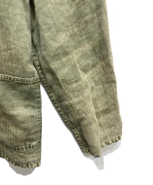HERILL（ヘリル）HERILL (ヘリル) HBT Linen Workjacket グリーン サイズ:3 未使用品の古着・服飾アイテム
