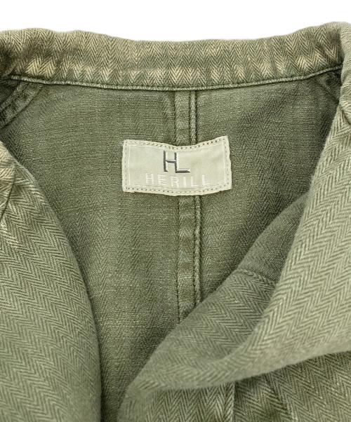 HERILL（ヘリル）HERILL (ヘリル) HBT Linen Workjacket グリーン サイズ:3 未使用品の古着・服飾アイテム