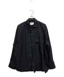 stein（シュタイン）の古着「OVERSIZED DOWN PAT SHIRT」｜ブラック