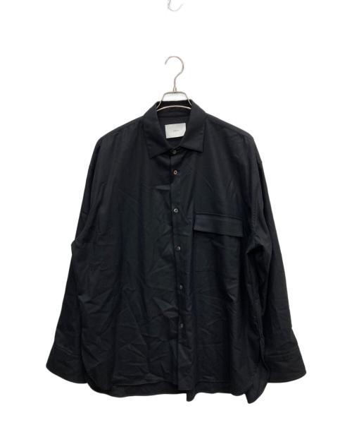stein（シュタイン）stein (シュタイン) OVERSIZED DOWN PAT SHIRT ブラック サイズ:Mの古着・服飾アイテム