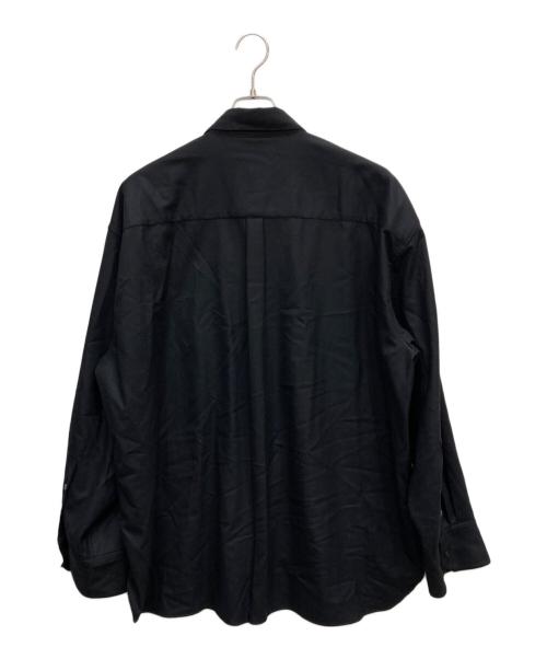 stein（シュタイン）stein (シュタイン) OVERSIZED DOWN PAT SHIRT ブラック サイズ:Mの古着・服飾アイテム