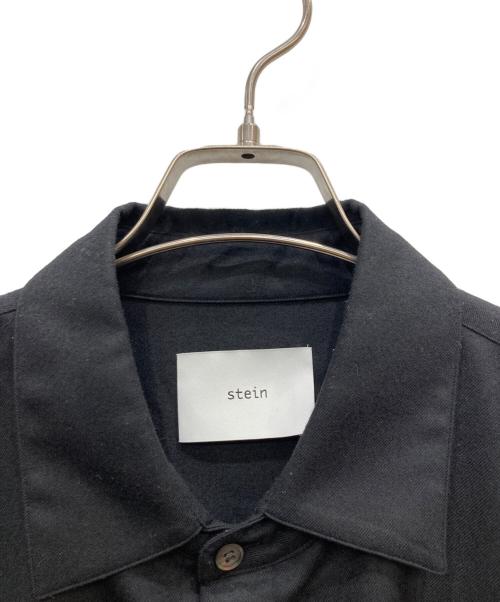 stein（シュタイン）stein (シュタイン) OVERSIZED DOWN PAT SHIRT ブラック サイズ:Mの古着・服飾アイテム
