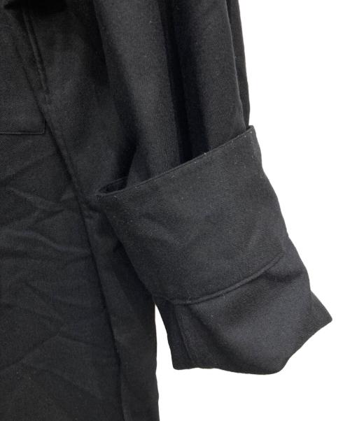 stein（シュタイン）stein (シュタイン) OVERSIZED DOWN PAT SHIRT ブラック サイズ:Mの古着・服飾アイテム