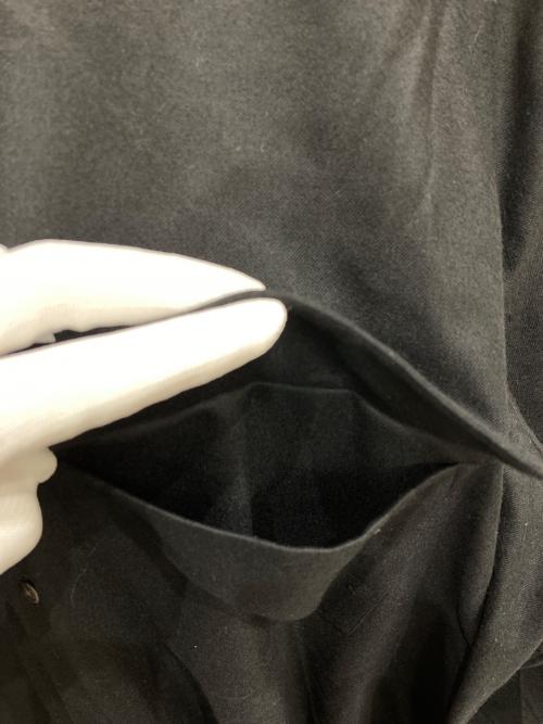 stein（シュタイン）stein (シュタイン) OVERSIZED DOWN PAT SHIRT ブラック サイズ:Mの古着・服飾アイテム
