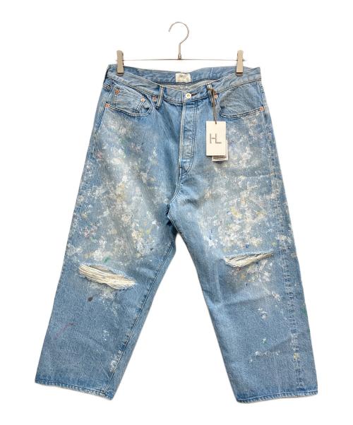 HERILL（ヘリル）HERILL (ヘリル) HL Damaged Denim ブルー サイズ:3 未使用品の古着・服飾アイテム