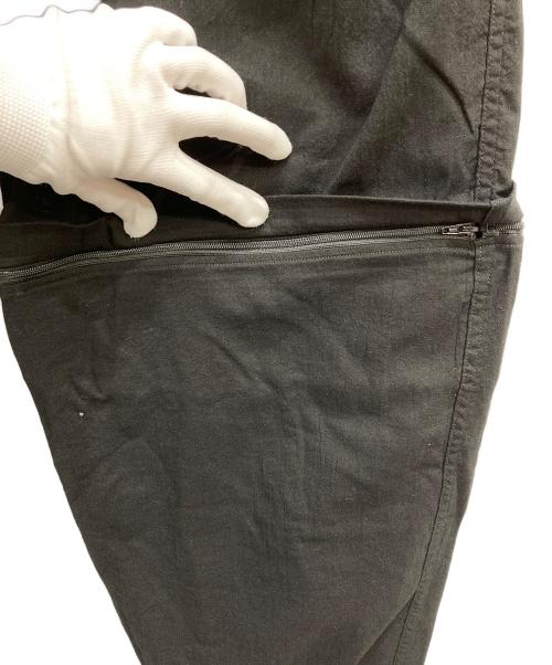 COMOLI（コモリ）COMOLI (コモリ) オックス コンバーティブルパンツ ブラック サイズ:3 未使用品の古着・服飾アイテム