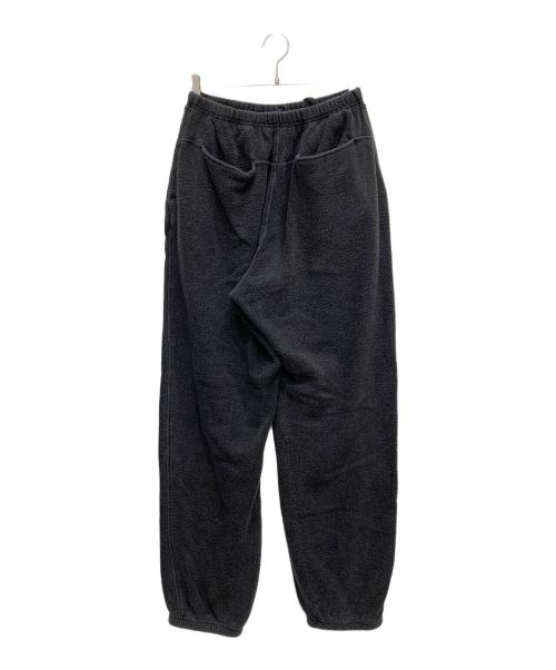 COMOLI（コモリ）COMOLI (コモリ) フリース ドローストリングパンツ ブラック サイズ:2の古着・服飾アイテム