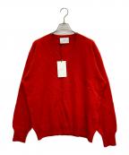 sssteinシュタイン）の古着「PURE CASHMERE KNIT V NECK LS」｜オレンジ