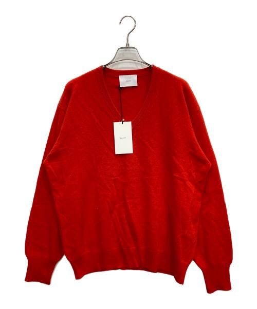 ssstein（シュタイン）ssstein (シュタイン) PURE CASHMERE KNIT V NECK LS オレンジ サイズ:S 未使用品の古着・服飾アイテム