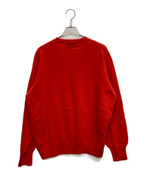 ssstein（シュタイン）ssstein (シュタイン) PURE CASHMERE KNIT V NECK LS オレンジ サイズ:S 未使用品の古着・服飾アイテム