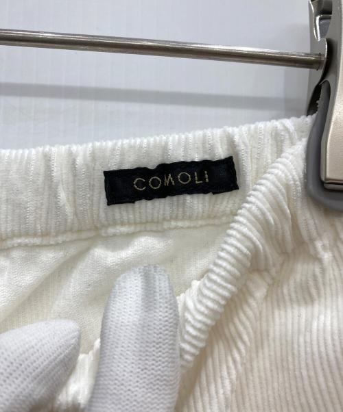 COMOLI（コモリ）COMOLI (コモリ) コーデュロイ ドローストリングパンツ ホワイト サイズ:2 未使用品の古着・服飾アイテム