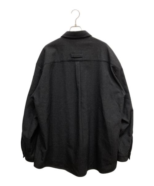 stein（シュタイン）stein (シュタイン) Oversized Square Pocket Shirt ブラック サイズ:Mの古着・服飾アイテム