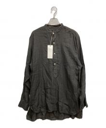 MAATEE&SONS（マーティーアンドサンズ）の古着「ドS LINEN PULLOVERシャツ」｜グレー