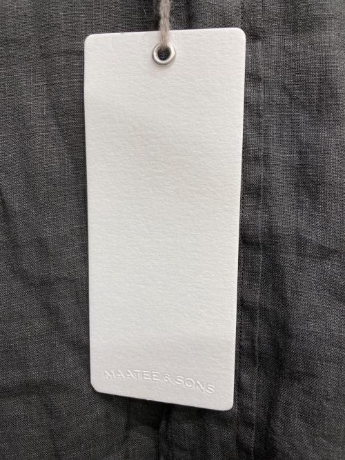 MAATEE&SONS（マーティーアンドサンズ）MAATEE&SONS (マーティーアンドサンズ) ドS LINEN PULLOVERシャツ グレー サイズ:3 未使用品の古着・服飾アイテム