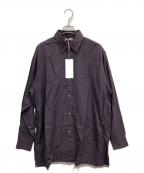 MAATEE&SONSマーティーアンドサンズ）の古着「GUPTA KHADI COTTON SHIRTS」｜パープル