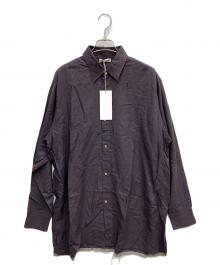 MAATEE&SONS（マーティーアンドサンズ）の古着「GUPTA KHADI COTTON SHIRTS」｜パープル
