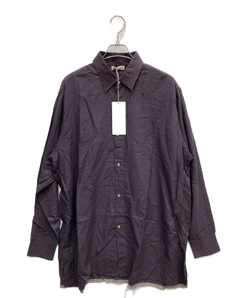 MAATEE&SONS（マーティーアンドサンズ）MAATEE&SONS (マーティーアンドサンズ) GUPTA KHADI COTTON SHIRTS パープル サイズ:3 未使用品の古着・服飾アイテム