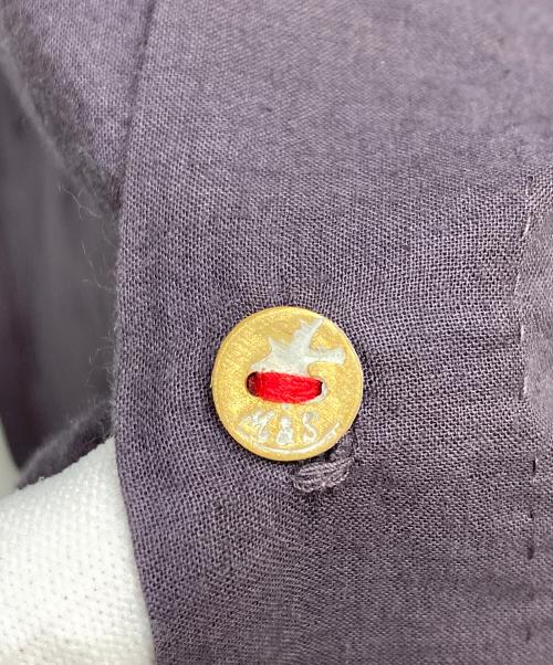 MAATEE&SONS（マーティーアンドサンズ）MAATEE&SONS (マーティーアンドサンズ) GUPTA KHADI COTTON SHIRTS パープル サイズ:3 未使用品の古着・服飾アイテム