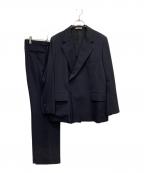 AURALEEオーラリー）の古着「LIGHT WOOL MAX GABARDINEセットアップスーツ」｜ブラック