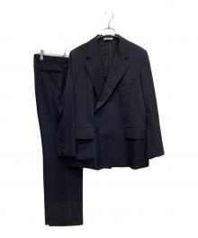 AURALEE（オーラリー）の古着「LIGHT WOOL MAX GABARDINEセットアップスーツ」｜ブラック