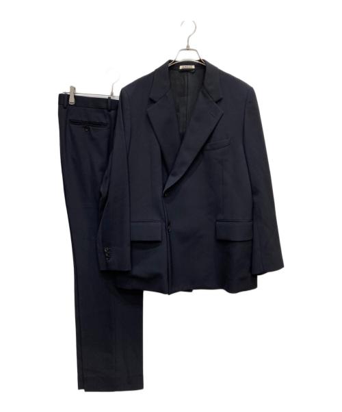 AURALEE（オーラリー）AURALEE (オーラリー) LIGHT WOOL MAX GABARDINEセットアップスーツ ブラック サイズ:ジャケット５、パンツ4の古着・服飾アイテム