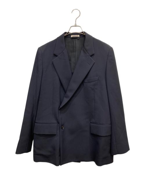 AURALEE（オーラリー）AURALEE (オーラリー) LIGHT WOOL MAX GABARDINEセットアップスーツ ブラック サイズ:ジャケット５、パンツ4の古着・服飾アイテム