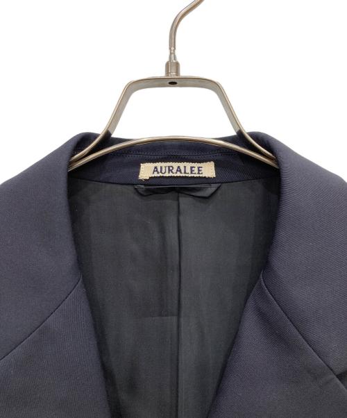 AURALEE（オーラリー）AURALEE (オーラリー) LIGHT WOOL MAX GABARDINEセットアップスーツ ブラック サイズ:ジャケット５、パンツ4の古着・服飾アイテム