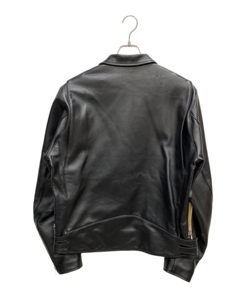 NICENESS（ナイスネス）NICENESS (ナイスネス) S.HAYWOOD / S.ヘイウッド (シープ シングルライダースジャケット) ブラック サイズ:XL 未使用品の古着・服飾アイテム