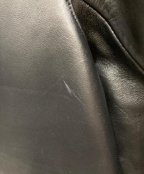 NICENESS（ナイスネス）NICENESS (ナイスネス) S.HAYWOOD / S.ヘイウッド (シープ シングルライダースジャケット) ブラック サイズ:XL 未使用品の古着・服飾アイテム