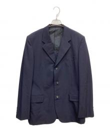 COMME des GARCONS HOMME（コムデギャルソン オム）の古着「ウールギャバ3Bテーラードジャケット」｜ネイビー