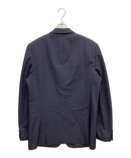 COMME des GARCONS HOMME（コムデギャルソン オム）COMME des GARCONS HOMME (コムデギャルソン オム) ウールギャバ3Bテーラードジャケット ネイビー サイズ:Lの古着・服飾アイテム