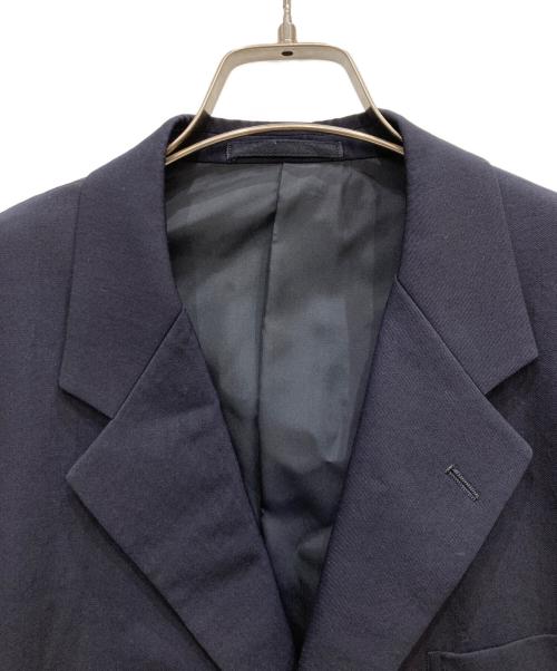 COMME des GARCONS HOMME（コムデギャルソン オム）COMME des GARCONS HOMME (コムデギャルソン オム) ウールギャバ3Bテーラードジャケット ネイビー サイズ:Lの古着・服飾アイテム