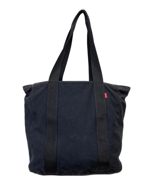 SUPREME（シュプリーム）SUPREME (シュプリーム) キャンバストートバッグ ブラックの古着・服飾アイテム